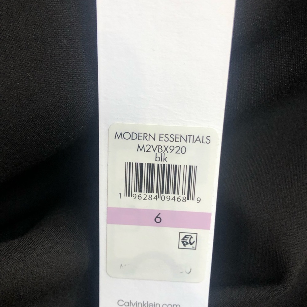 Calvin Klein Women's Black Ponte Formal Fitted Dress, Size 6 - Picture 5 of 12